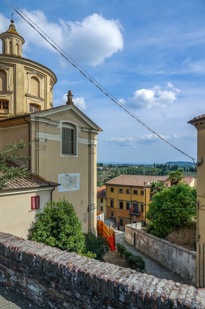 San Miniato partial view into the old town