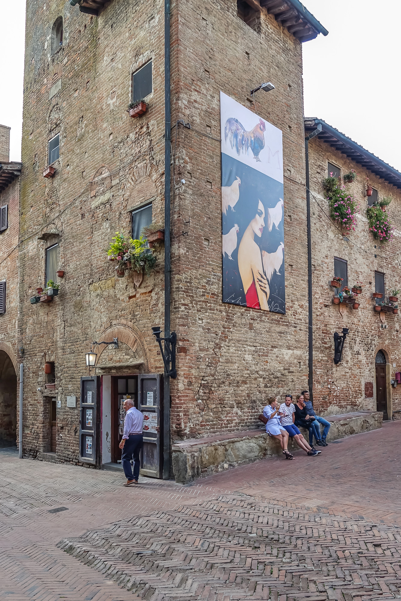 Street Corner in Certaldo